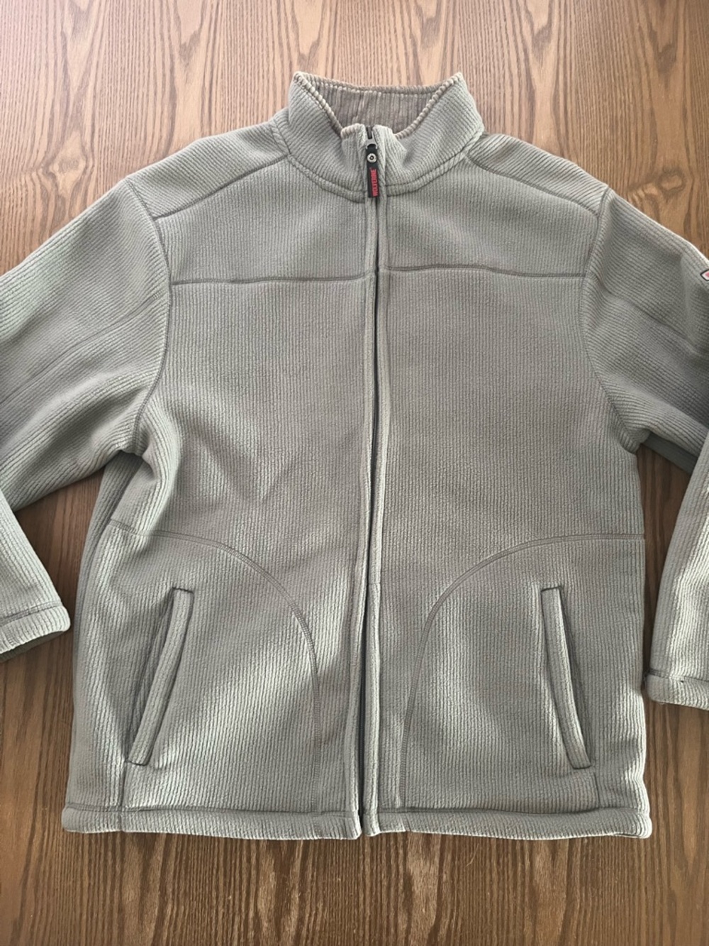 Wolverine Light Gray Full-Zip Shirt Jacket size XL